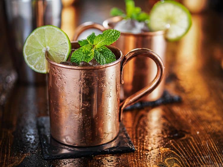 Moscow mule from Food and Wine